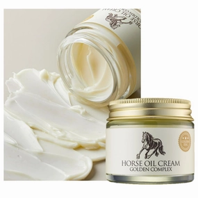 CHARMZONE Mayu Horse Oil & Gold Facial Cream – Korean Skincare with Horse Oil Extract & Golden Seal for Intense Moisturizing, Nourishing & Skin Vitality – All Skin Types (2.37 fl. Oz / 70 ml)