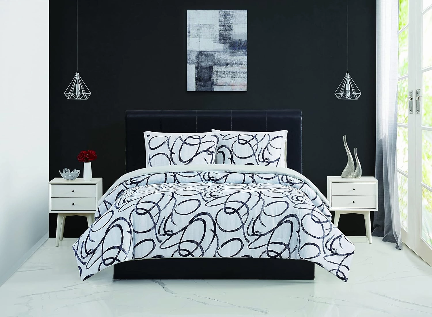 Christian Siriano NY® Mimic 3 Piece Full/Queen Duvet Cover Set