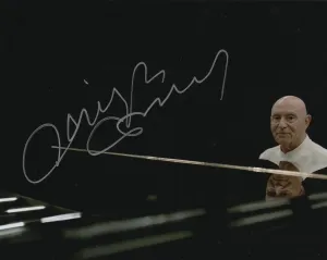 Christoph Eschenbach conductor REAL hand SIGNED 8x10" Photo #3 COA Autographed