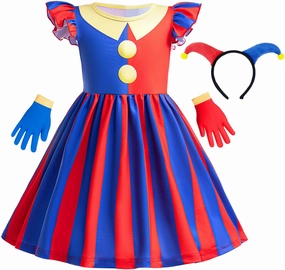 Circus Costume for Little Girls Kid Fancy Carnival Halloween Cosplay Dress