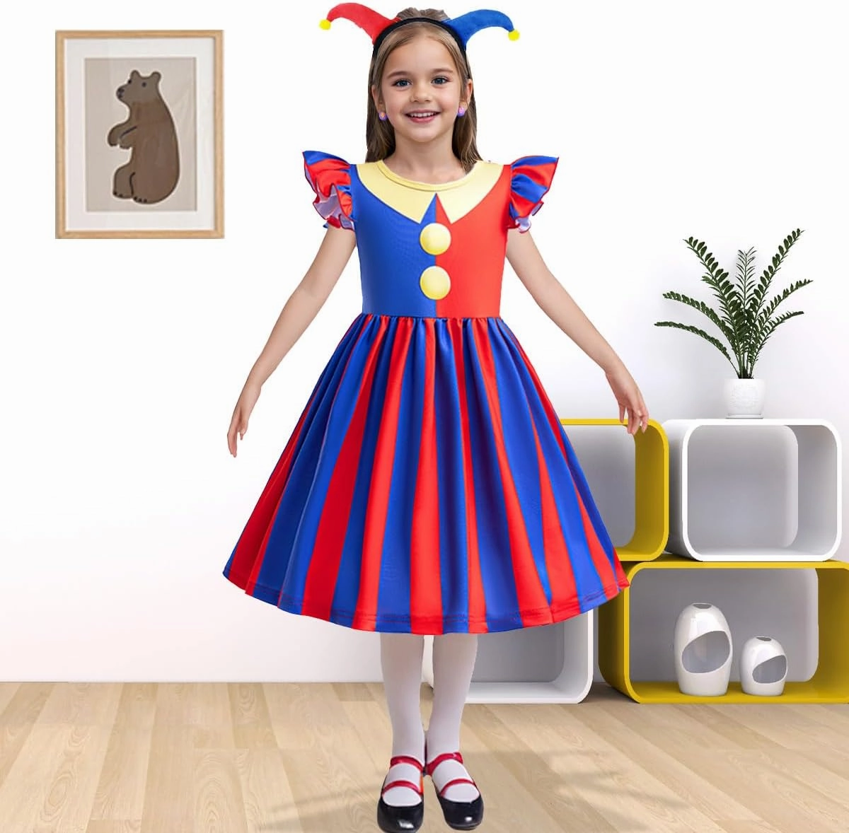 Circus Costume for Little Girls Kid Fancy Carnival Halloween Cosplay Dress