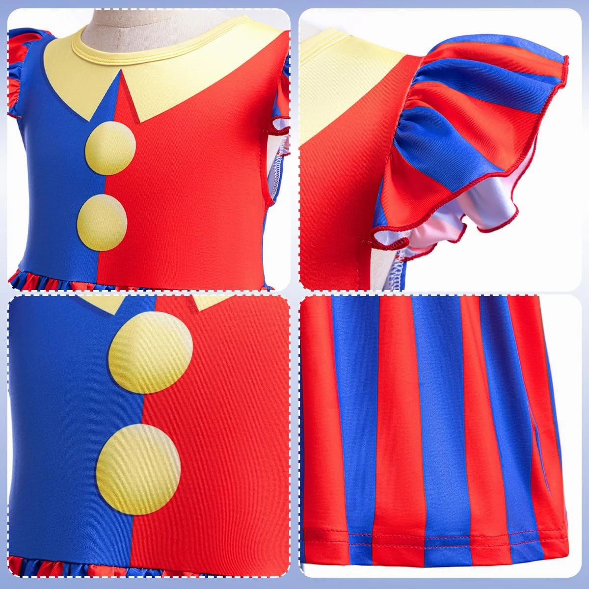 Circus Costume for Little Girls Kid Fancy Carnival Halloween Cosplay Dress
