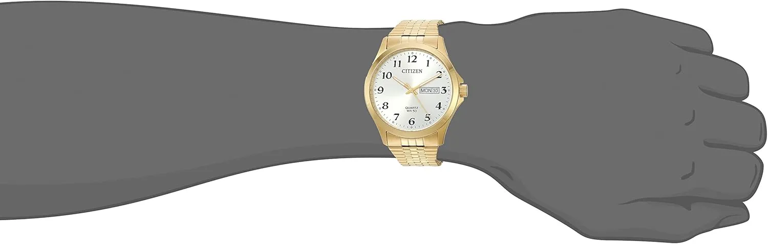 Citizen Quartz Mens Watch, Stainless Steel, Classic