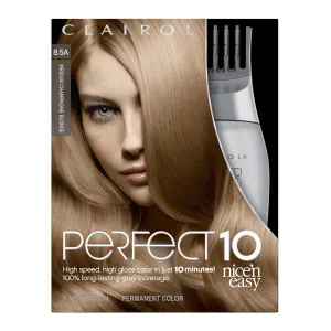 Clairol Nice 'n Easy Perfect 10, 8.5A Medium Champagne Blonde (Pack of 2)