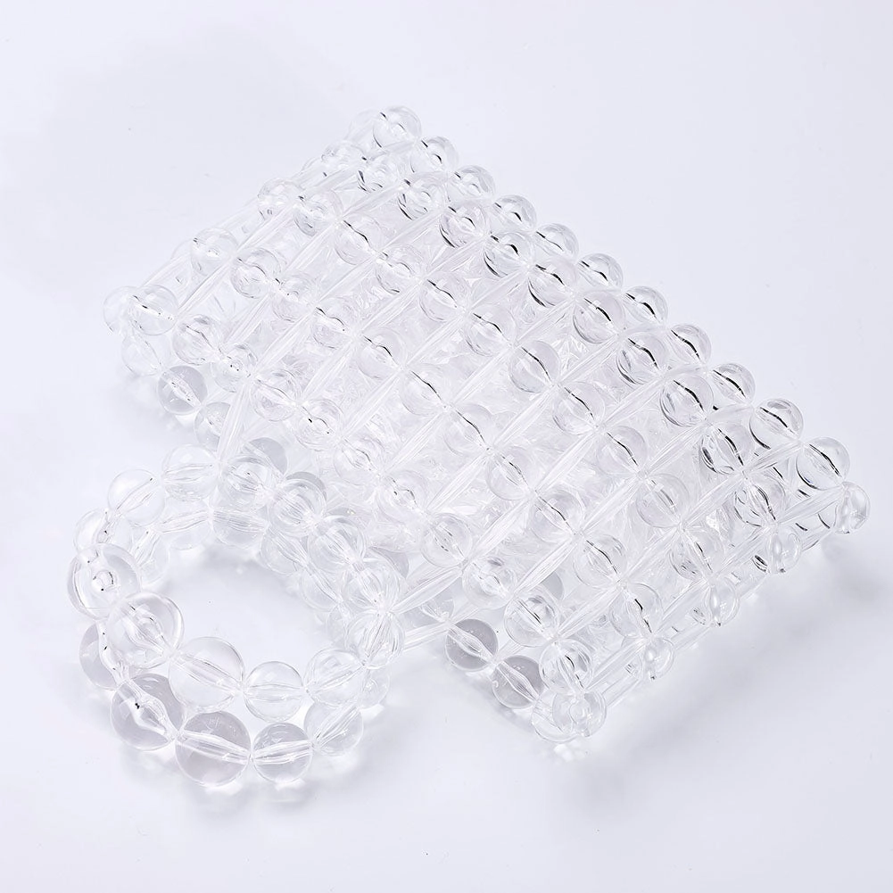 Clear Crystal Handbag