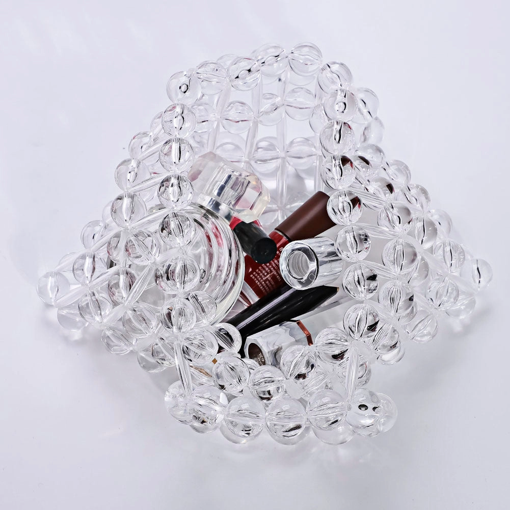 Clear Crystal Handbag