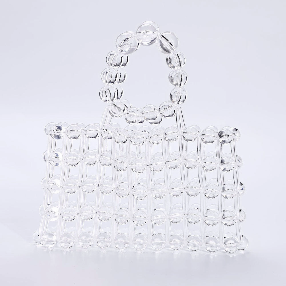 Clear Crystal Handbag