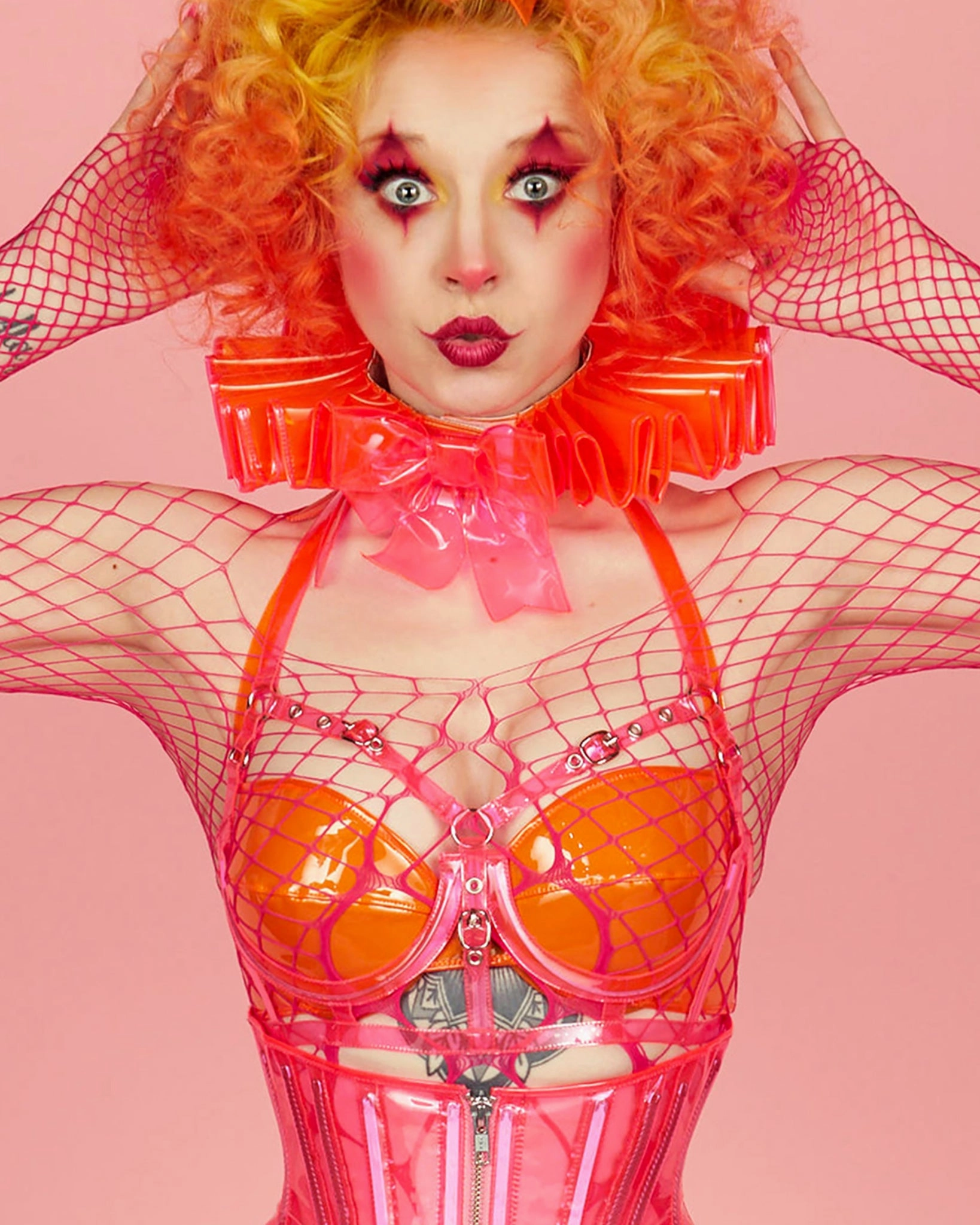 Clear PVC Cage Bra