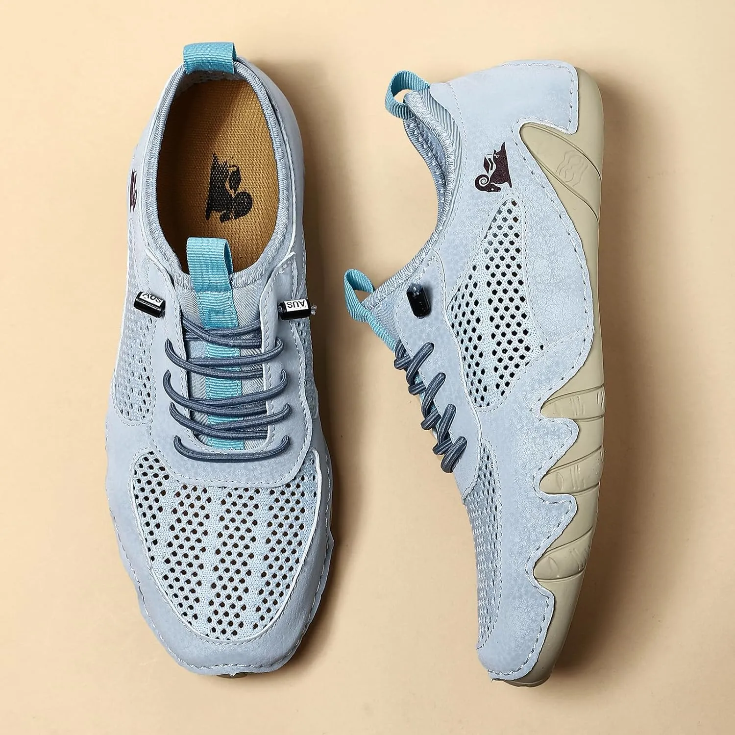 CloudStride‌ Summer Ultra-Lightweight Barefoot Shoes for Cycling & Commuting‌ Womens Outdoor Mesh Trail Shoes Breathable Casual Sneakers
