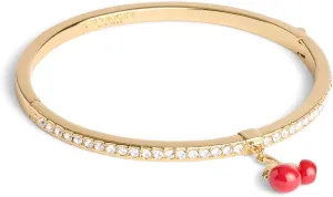 COACH Women's Cherry Cluster Charm Bangle Bracelet