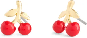 COACH Women's Vintage Charms Cherry Stud Earrings
