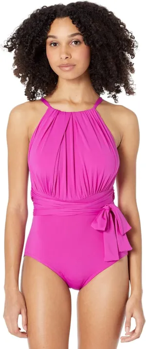 COCO REEF Keepsake Iconic Belted High Neck One-Piece