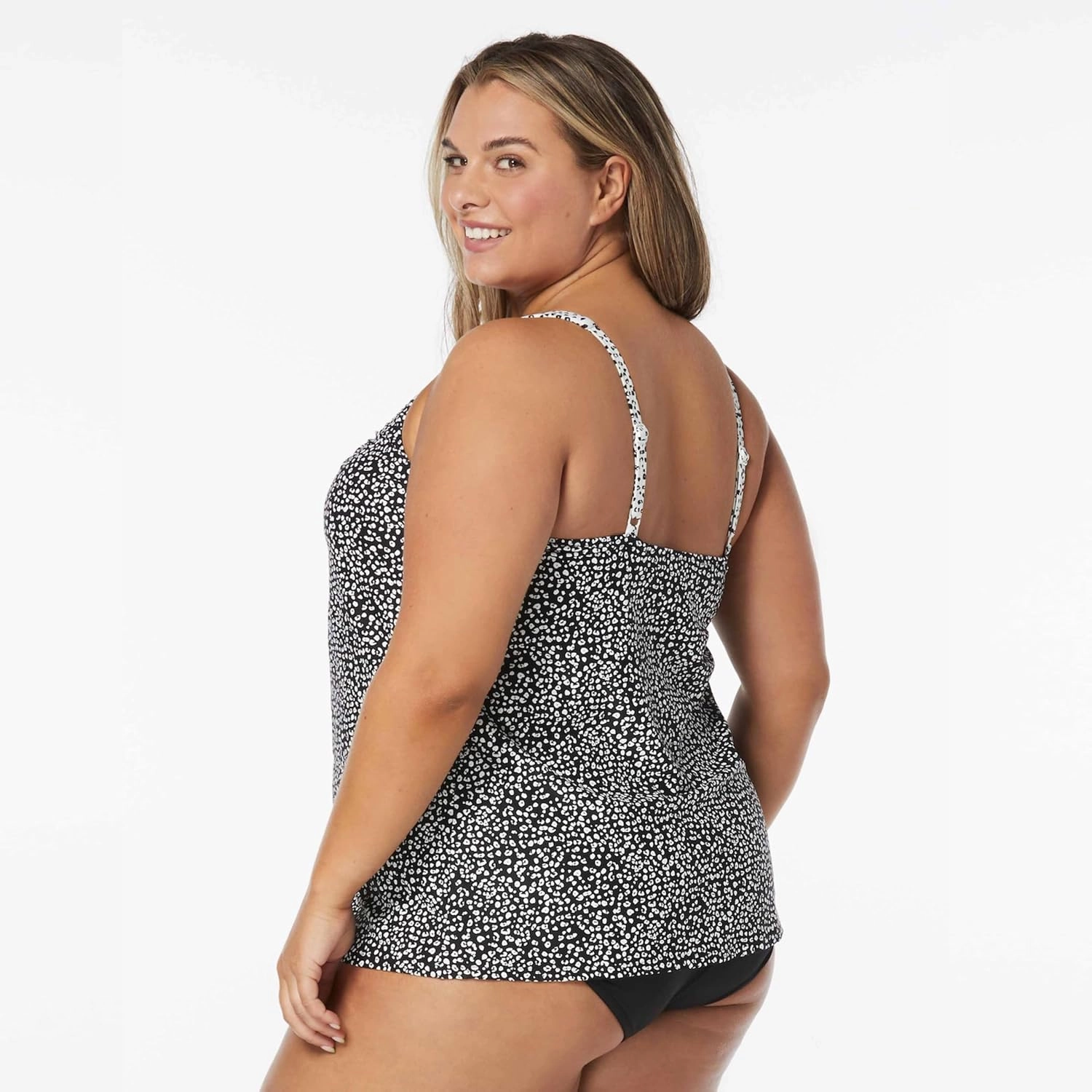 COCO REEF Core Bra Sized V-Neck Underwire Tankini Top — Supportive Cup Size Bikini Top
