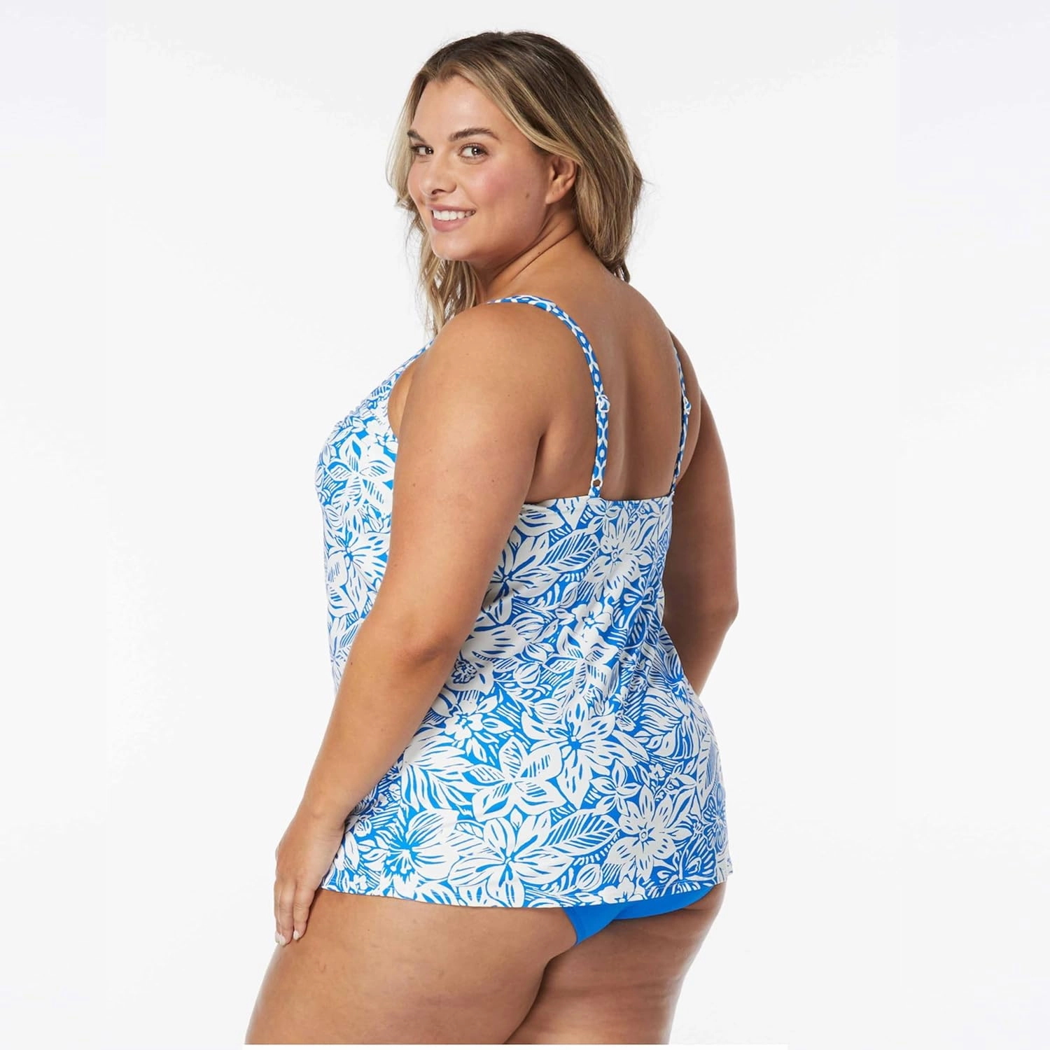COCO REEF Core Bra Sized V-Neck Underwire Tankini Top — Supportive Cup Size Bikini Top