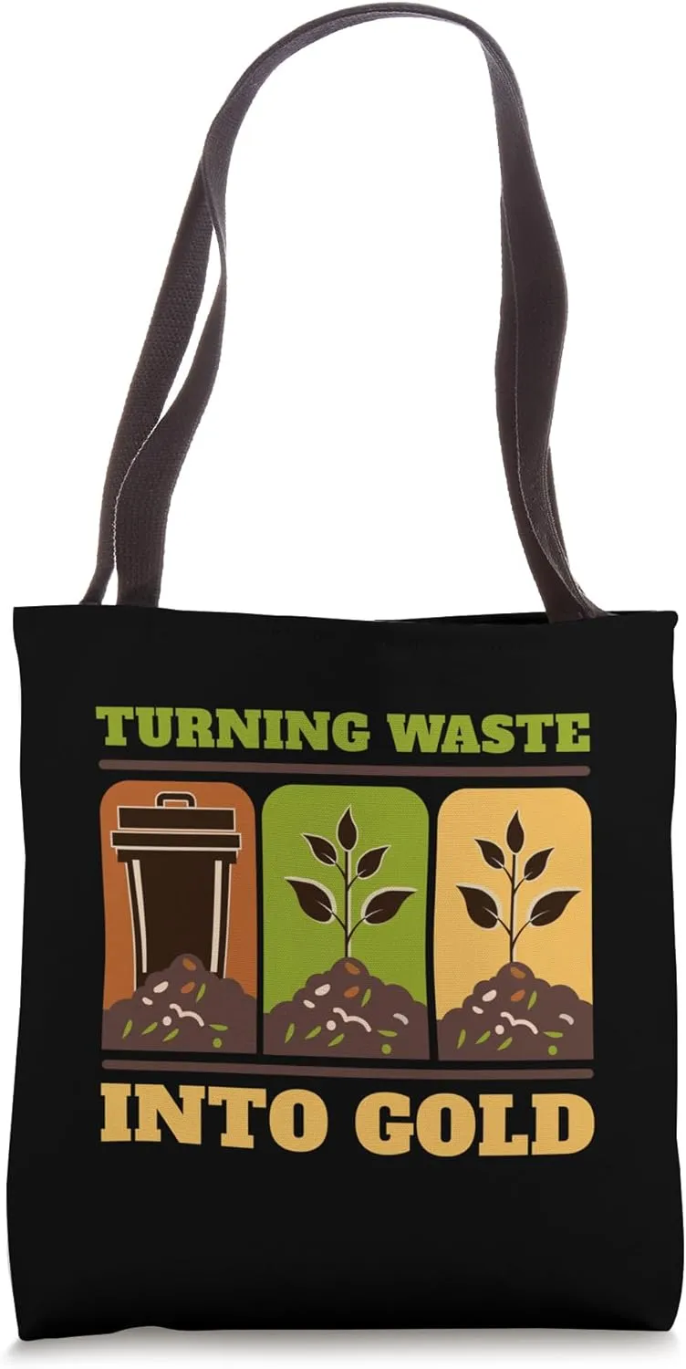 Compost Organic Composting Gardening Gardener Homesteader Tote Bag