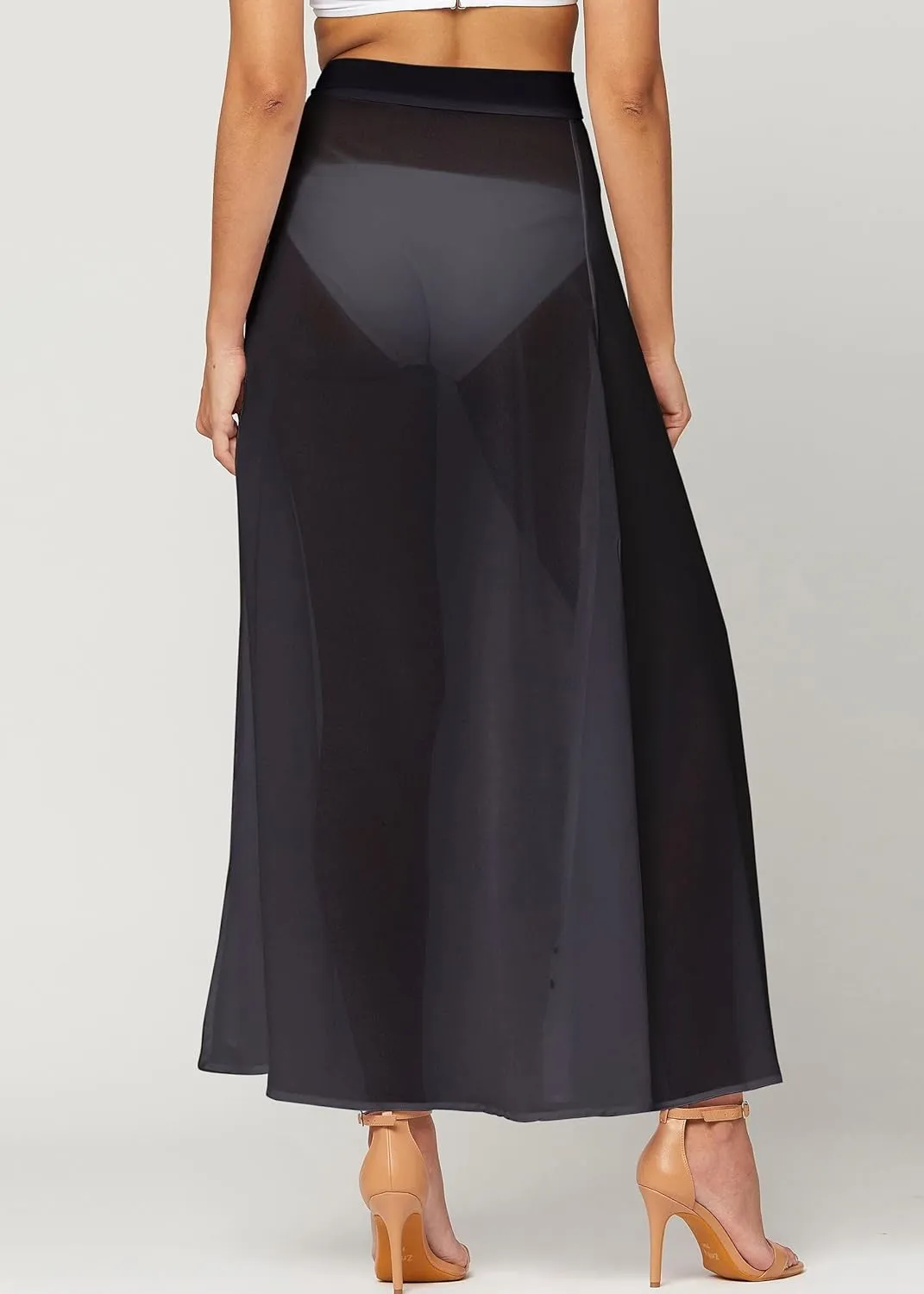 Conceited Women’s Cover Ups for Swimwear - Sheer Chiffon - Sarong Wrap Skirt Bathing Suit for Beach