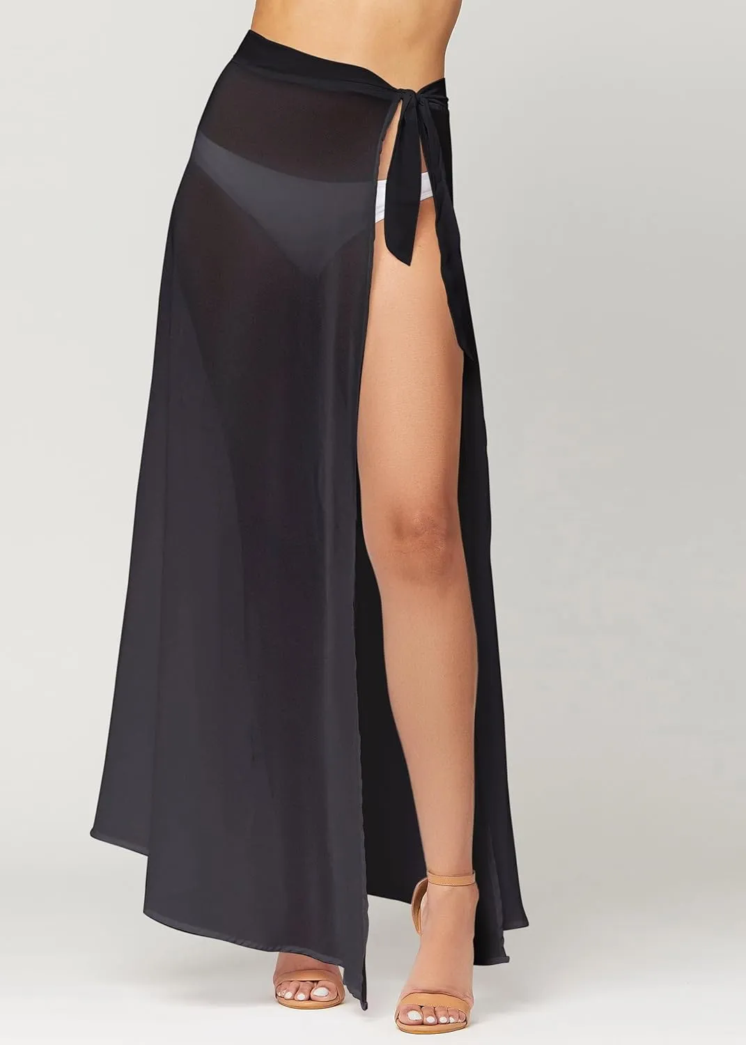 Conceited Women’s Cover Ups for Swimwear - Sheer Chiffon - Sarong Wrap Skirt Bathing Suit for Beach