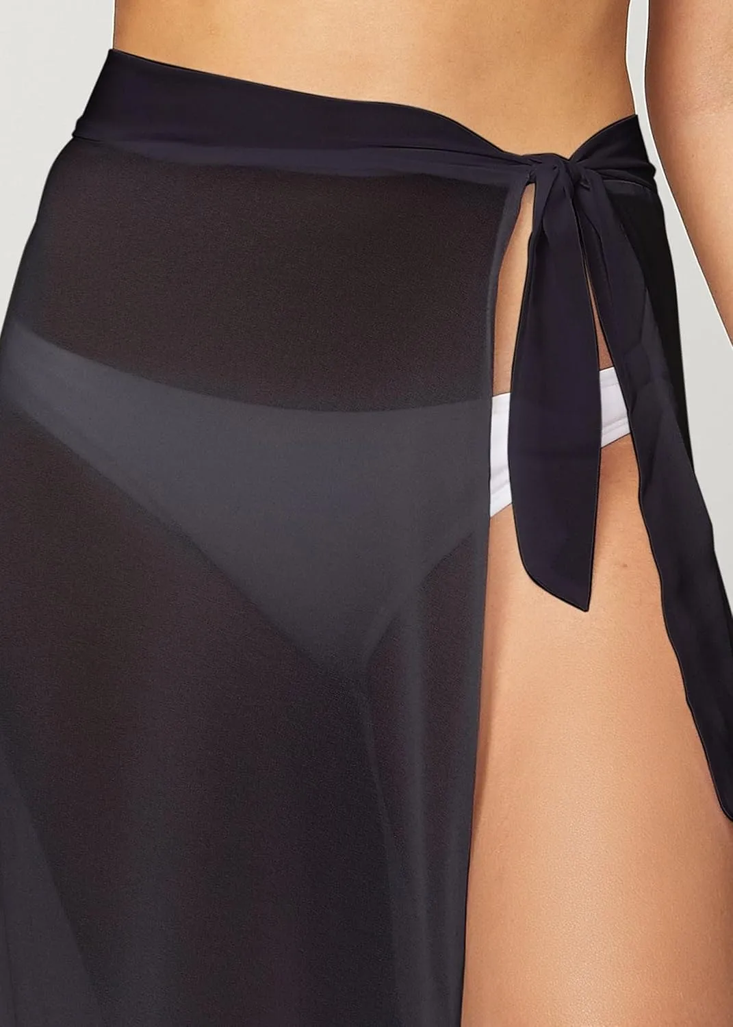 Conceited Women’s Cover Ups for Swimwear - Sheer Chiffon - Sarong Wrap Skirt Bathing Suit for Beach