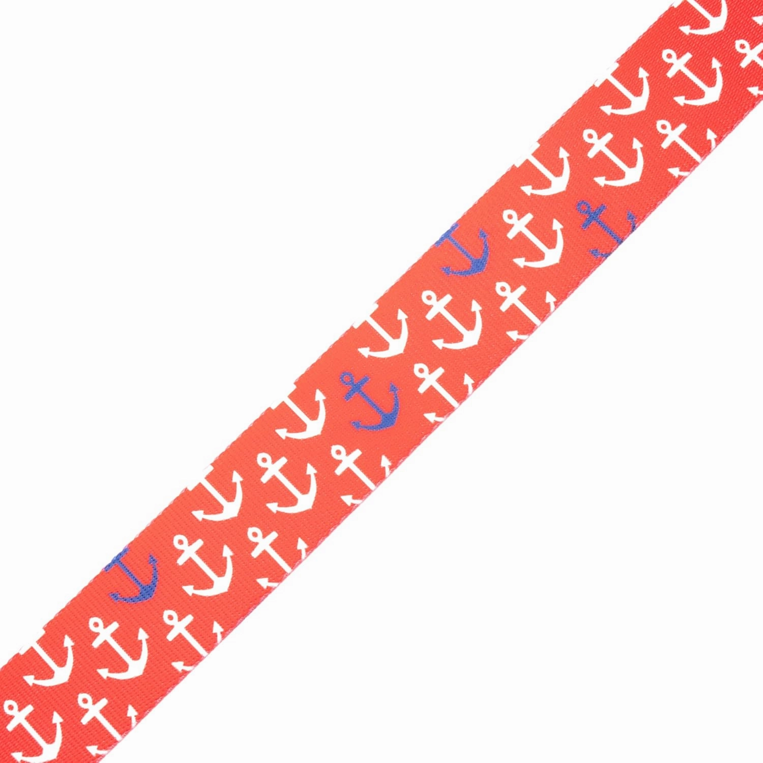 Country Brook Design - Red Anchors Away Polyester Webbing