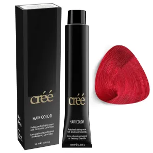 Cree Professional Red - Permanent Hair Color - Long Lasting, Rich Vibrant - Gray Coverage 100ml - 3.4 fl.oz.