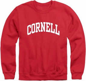 Crewneck Sweatshirt, Unisex, Essential Logo, Premium Color Heavyweight Cotton Blend Fleece