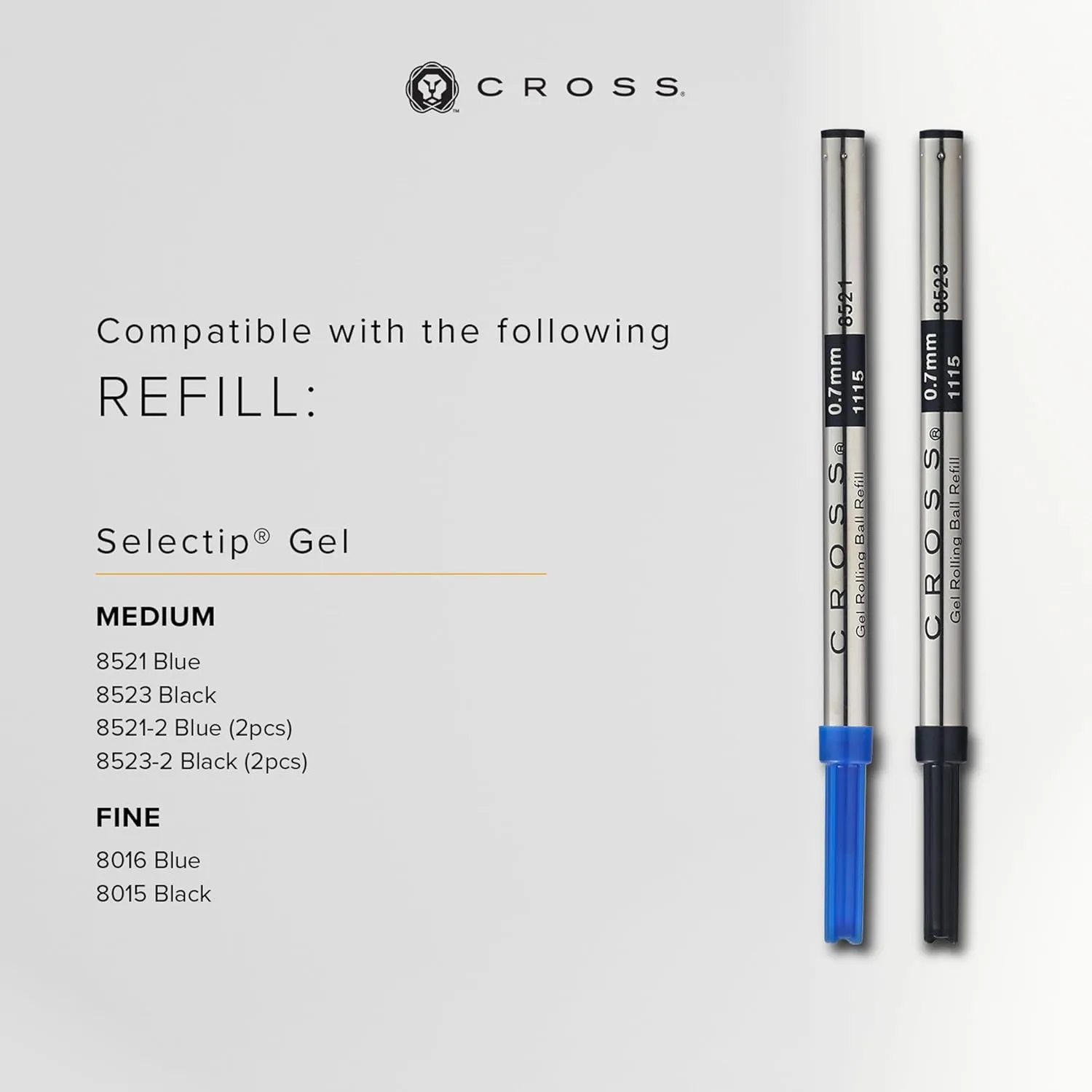 Cross Edge Matte Blue Lacquer Gel Rollerball Pen