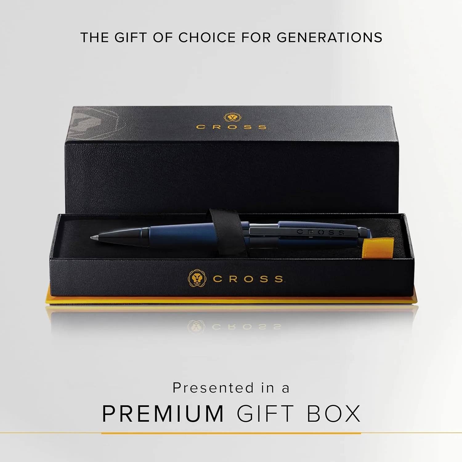 Cross Edge Matte Blue Lacquer Gel Rollerball Pen