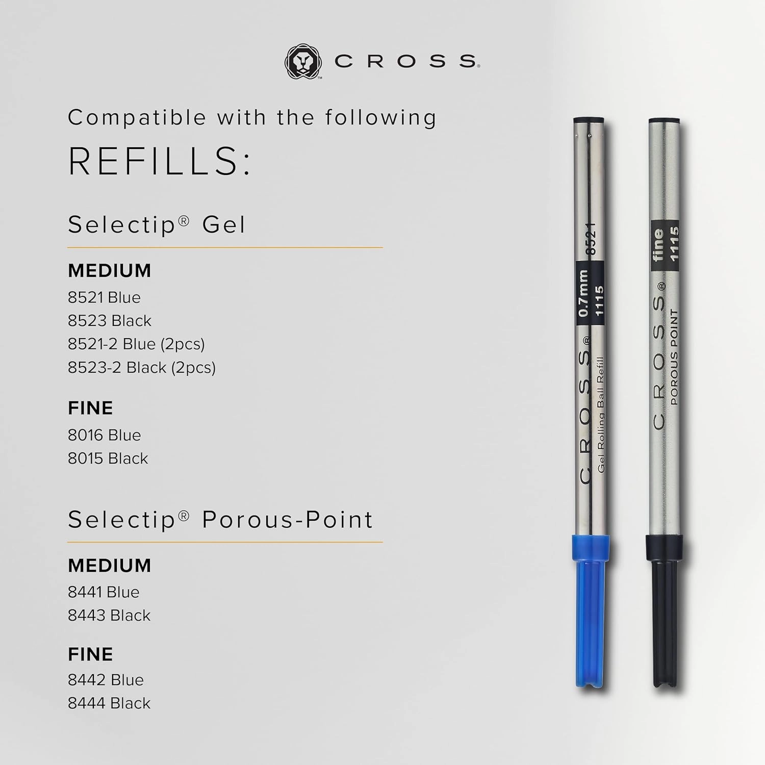 Cross Bailey Refillable Rollerball Pen Presented in a Premium Gift Box - Medium Point, Black Ink, Matte Black