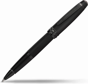 Cross Bailey Refillable Rollerball Pen Presented in a Premium Gift Box - Medium Point, Black Ink, Matte Black
