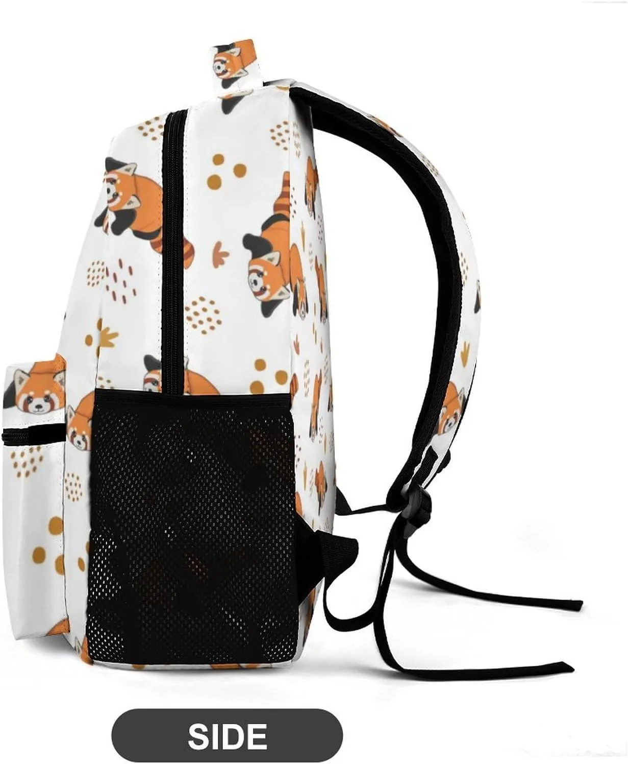 Custom Red Panda School Backpack for Kids Girls Boys, 16 Inch Cute Red Pandas Themed Bookbag, Personalized School Backpack for Students Children, Lightweight, Large Capacity