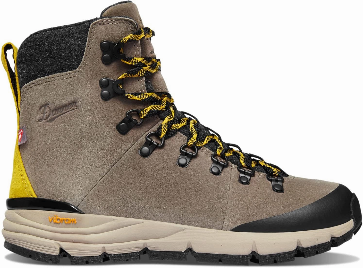 Danner Women's Compression Arctic 600 Side-Zip 7" Black/Spark Blue 200G