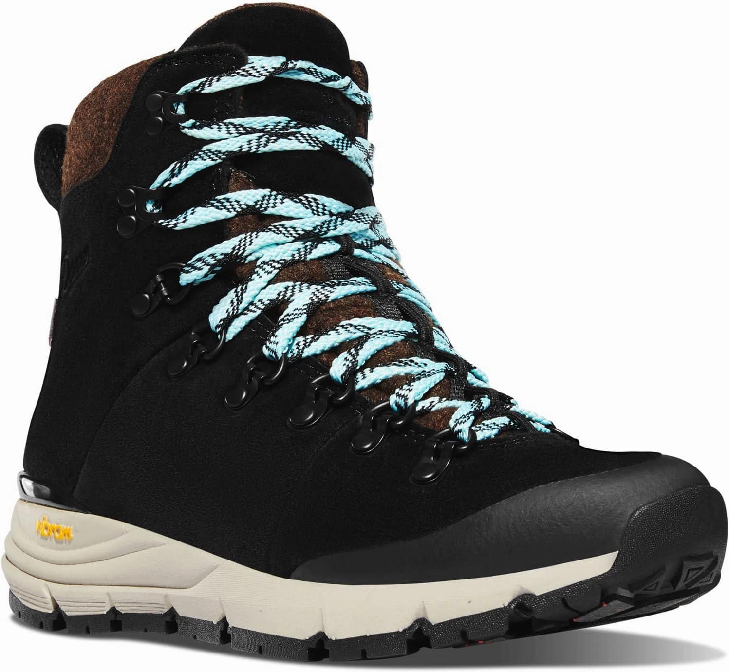 Danner Women's Compression Arctic 600 Side-Zip 7" Black/Spark Blue 200G