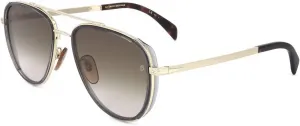 David Beckham DB 7068/G/S Gold/Grey Shaded 58/18/145 men Sunglasses