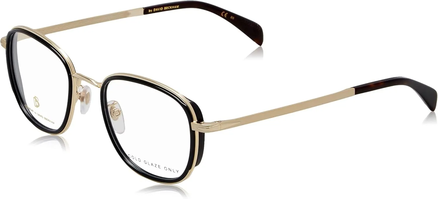 DAVID BECKHAM Eyeglasses DB 7075 /G RHL Gold Black, 51/145/21