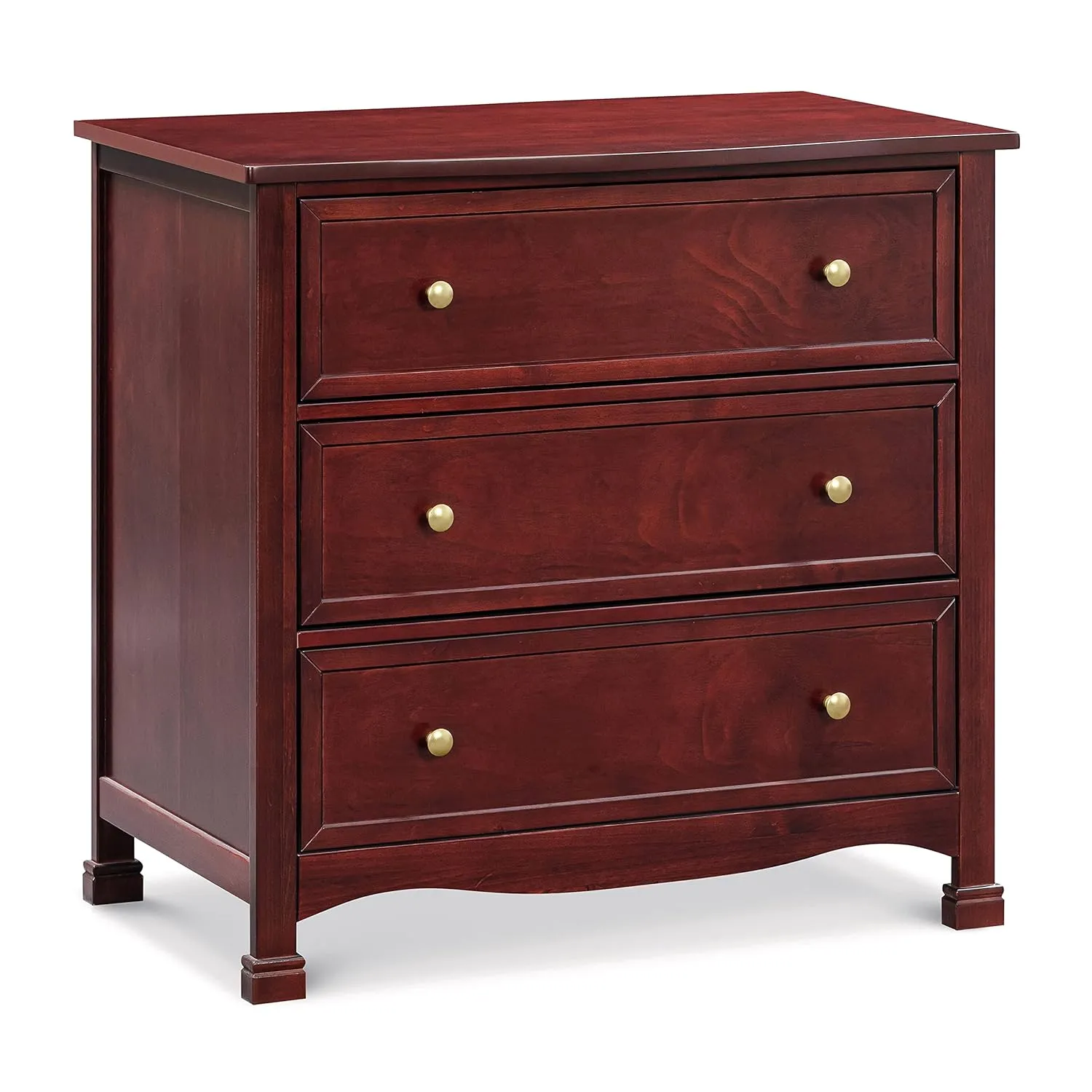 DaVinci Kalani 3-Drawer Dresser in Rich Cherry, Greenguard Gold Certified