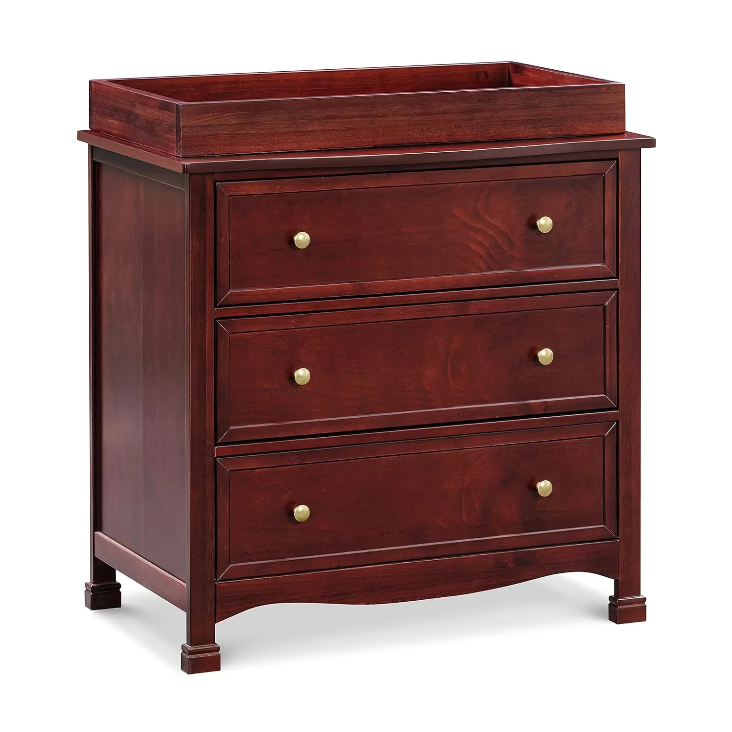 DaVinci Kalani 3-Drawer Dresser in Rich Cherry, Greenguard Gold Certified