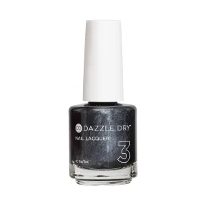 Dazzle Dry Nail Lacquer (Step 3) - Bold - A full coverage shimmer, dark gunmetal gray/black. (0.5 fl oz)