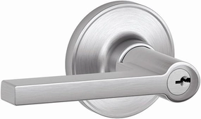 Dexter by Schlage J54SOL626 Solstice Keyed Entry Lever, Satin Chrome