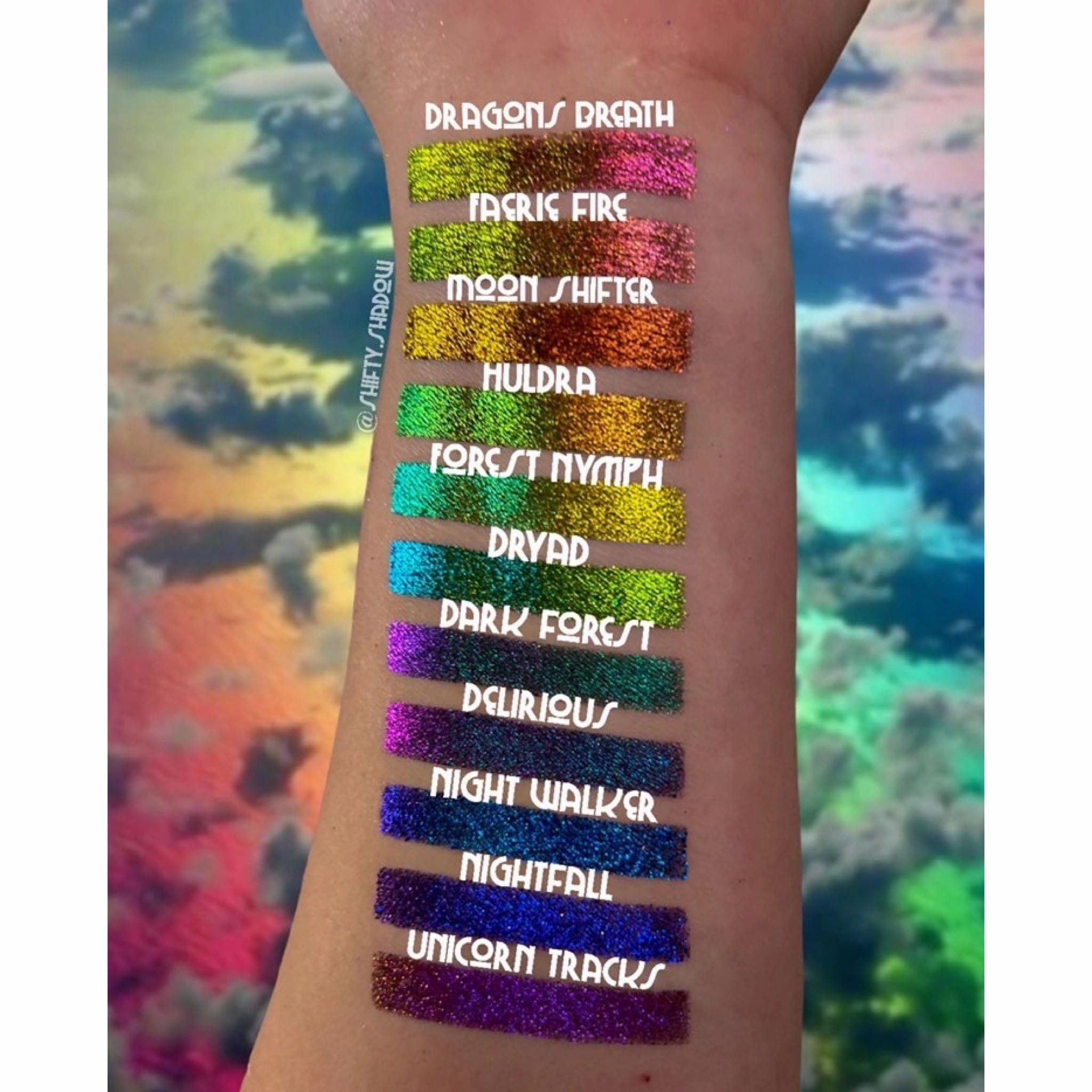 DISCONTINUED Enchanted Forest Multichrome Pressed Eyeshadow Collection
