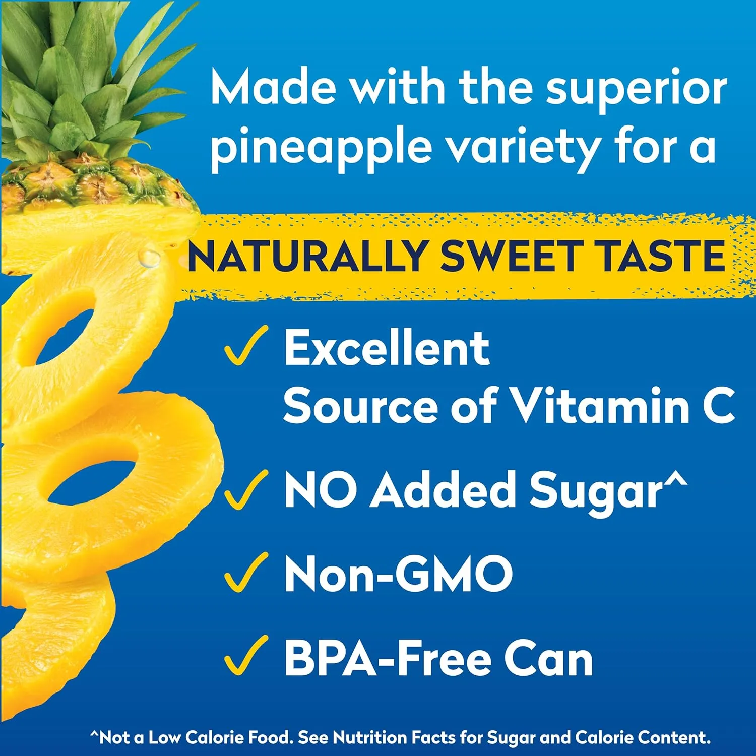 Dole Canned Fruit, Tropical Gold Pineapple Slices in 100% Pineapple Juice, Gluten Free, Pantry Staples, No Sugar Added, 15.25 Oz, 12 Count