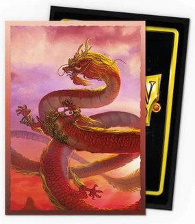 Dragon Shield Sleeves – Limited Edition Matte Dual Art: Wood Dragon 100 CT - Card Sleeves - Smooth & Tough - Compatible with Pokémon, Magic The Gathering Cards & Digimon MTG TCG OCG & Hockey Cards