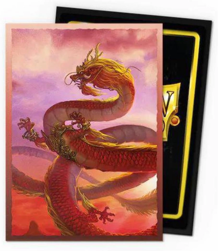 Dragon Shield Sleeves – Limited Edition Matte Dual Art: Wood Dragon 100 CT - Card Sleeves - Smooth & Tough - Compatible with Pokémon, Magic The Gathering Cards & Digimon MTG TCG OCG & Hockey Cards
