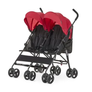 Dream On Me Twin Venture Umbrella Stroller in Red