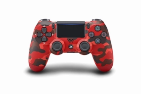 DualShock 4 Wireless Controller for PlayStation 4 - Red Camo (Renewed)