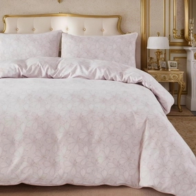 Duvet Covers Queen, 3 Pieces, Pink Flower Leaf Duvet Cover Set, Tropical Duvet Cover Botanical Tropical Farmhouse Pink Floral Bedding,2 Pillowcase 20" x 30", 1 Comforter Cover 90" x 90"