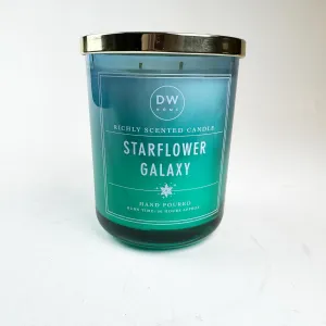 DW Home Starflower Galaxy Scented Candle – Hand-Poured, Long-Lasting Burn, Rich Fragrance, 15.3 Ounces, Elegant Glass Jar with Decorative Lid