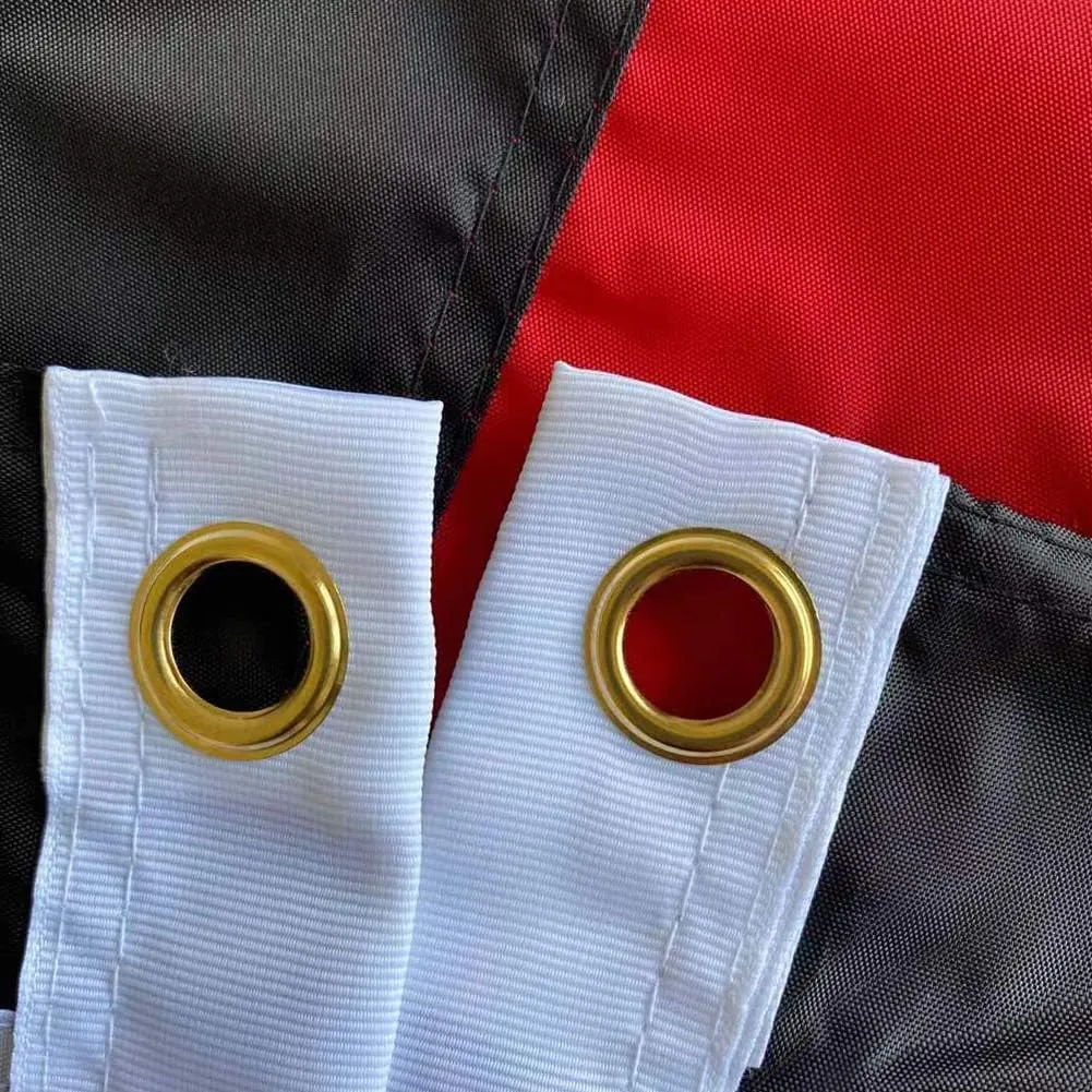 Embroidered Thin Red Line Firefighter Flags- 3x5 ft Outdoor Red Lives Matter USA Honoring Law Enforcement Officers Memorial Fireman Red Stripes Flags Banners with 2 Grommets,Stitched Stripes