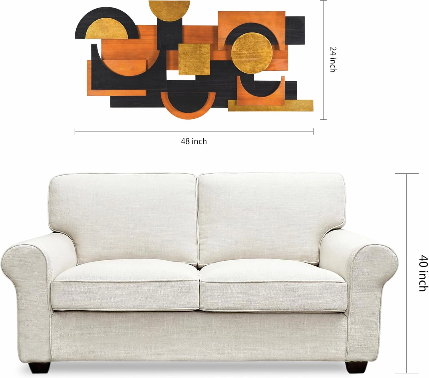 Empire Art Direct Amber Embraces I & II Hand Made & Hand Finished Dimensional Solid Wood Abstracts