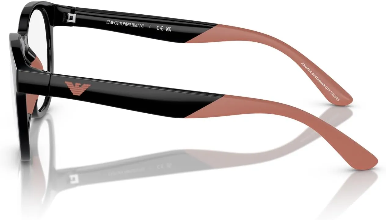 Emporio Armani Ek4001 Prescription Eyewear Frames with Interchangeable Sun Clip-ons Round