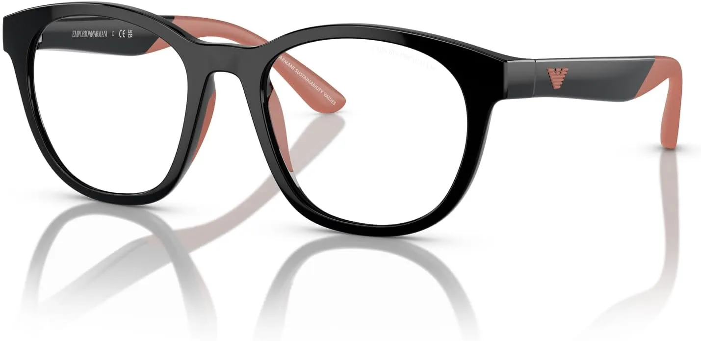 Emporio Armani Ek4001 Prescription Eyewear Frames with Interchangeable Sun Clip-ons Round